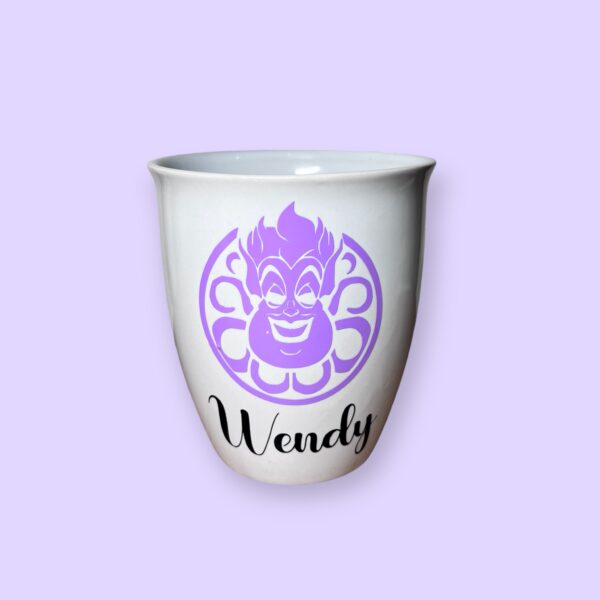 Taza personalizable con imagen con nombre color blanco 354ml