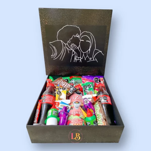 Caja con silueta
