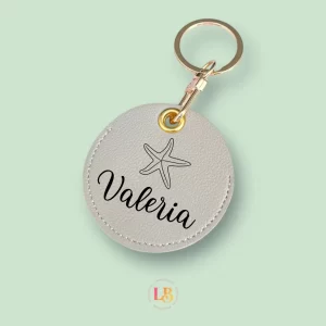 Llavero circular + nombre