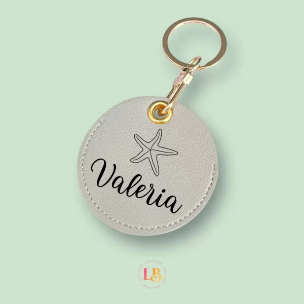 Llavero circular + nombre