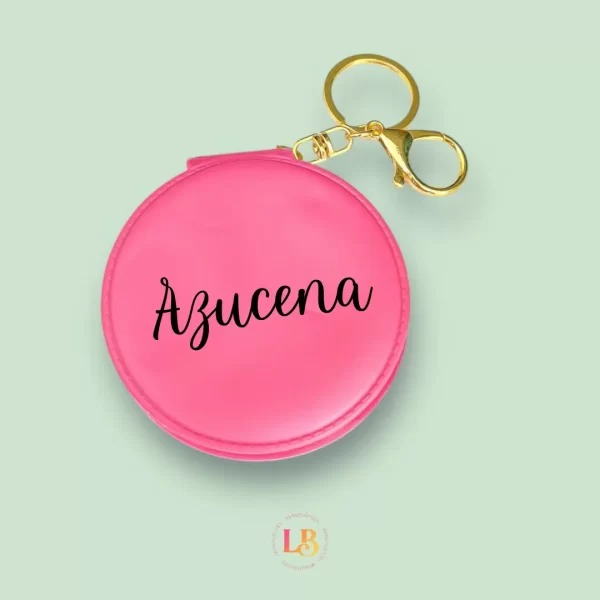 Llavero con espejo + nombre - Image 3