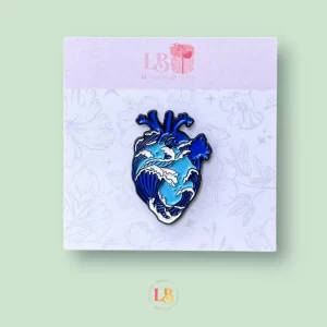 Pin de corazón de mar